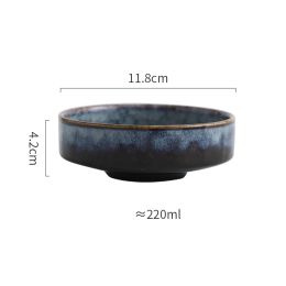 Creative Ceramic Household Conical High Bowl Salad Plate