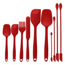 Cooking Baking 10 PCS Spatula Set High Heat Resistant Kitchen Utensil Set