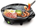 Liven Riyue Shabu-Shabu Multi-Purpose Shabu-Roasting Integrated Electric Hot Pot Electric Oven SK-J3200 Fast Heating, Smoke-Free And Non-Sticky