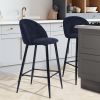 37.8 inches High 2-Piece Bar Stools/Pub Kitchen Chairs (Set of 2)