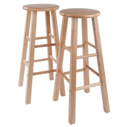 Element Bar Stools, 2-Pc Set, Natural