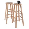 Element Bar Stools, 2-Pc Set, Natural