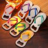 1Pcs Beach Flip Flops Opener Stainless Steel portable Shoes Soda Beer Bottle Corkscrew Party Gift Gadgets Household Kitchen Tool