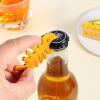 Fish Shape Beer Bottle Opener Fishbone Aluminum Alloy Bottle Opener Keychain Ring kitchen Tool Trinket Gifts Random