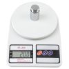 SF-400 10KG / 1g Kitchen Mail LCD Digital Scale White