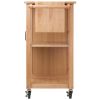 Douglas Utility Kitchen Cart, Natural