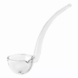 6" Mouth Blown Crystal Gravy  Dressing or Sauce Ladle