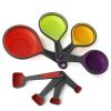 Super-useful Colorful 8/4pcs Kitchen Tools Measuring Spoons Measuring Cups Spoon Cup Baking Utensil