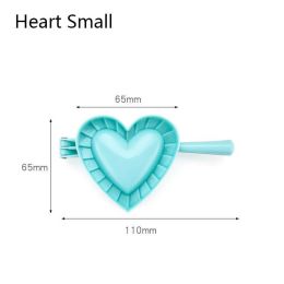 Dumplings Tool Dumpling Mould Kitchen Dumpling Molds Plastic Dough Press Dumpling Pie Ravioli Mould (size: Heart Small)