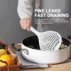 Kitchen Scoop Colander Strainer Large Slotted Spoon Japanese Stylish Slotted Skimmer Household Tool