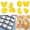 Plastic Biscuit Cutter Baking Mold Kitchen Rabbit Pattern Pastry 3d Mold Cake Decorating Tool