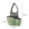 Home Storage Drain Basket Kitchen Sink Holder Adjustable Soap Sponge Shlf Hanging Drain Basket Bag Kitchen Accessories