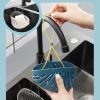 Kitchen PE Racks Sink Sponge Holder Faucet Storage Bag Basket Drain Handy Tools