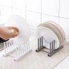 Creative Dish Plate Drain Rack Kitchen Tableware Drying Storage Tray Holder Cup Dish Storage Rack