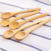 2pcs Wooden Soup Spoon Teaspoon Coffee Kitchen Cooking