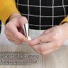 Kitchen Stainless Steel Quick Peeling Bean Peeler Creative Vegetable Cutting Finger Guard Tool