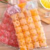 Disposable Ice Cubes Mold Ice Lattice Bag Transparent Quick Freezing Self-sealing Bags Ice Macking Home Kitchen Bar Diy Gadgets