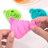 Mini Gel Foldable Collapsible Style Funnel Hopper Kitchen Tools