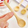 2pcs Wooden Soup Spoon Teaspoon Coffee Kitchen Cooking