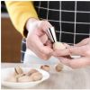 Kitchen Stainless Steel Quick Peeling Bean Peeler Creative Vegetable Cutting Finger Guard Tool